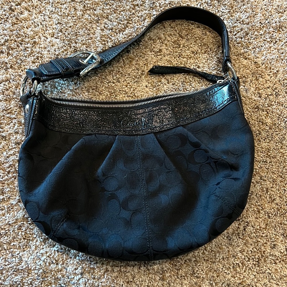 COACH PURSE BLACK, LIKE NEW